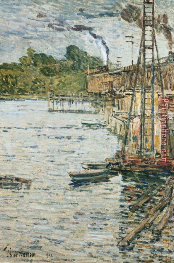 childe hassam The Mill Pond